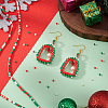 4 Strads Christmas Theme Handmade Lampwork Beads LAMP-PH0001-35A-5