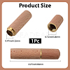 Sandalwood Leather Craft Sewing Needles Case Box TOOL-WH20013-07G-2