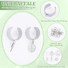 Unicraftale DIY Charm Cuff Ring Making Kit DIY-UN0003-69-3
