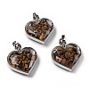 Glass Bottle Pendants G-Z010-02I-1