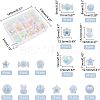 210Pcs 15 Style Transparent Acrylic Beads TACR-CA0001-06-2