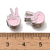 Rack Plating Alloy Enamel European Beads FIND-H005-28P-01-2