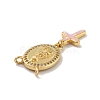 Brass Charms KK-B059-52G-D-3