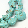 Chips Natural Magnesite Beads Strands G-N0131-11-4