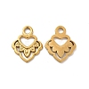 Ion Plating(IP) 304 Stainless Steel Pendants STAS-B032-08G-1