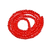 Opaque Solid Color Imitation Jade Glass Beads Strands LS-EGLA-A044-P1mm-D22-3
