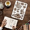 Plastic Reusable Drawing Painting Stencils Templates DIY-WH0202-273-3