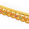 Metallic Yarn Ribbons OCOR-WH0064-48A-1