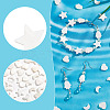 4 Strands 4 Styles Natural Freshwater Shell Beads Strands SHEL-BC0001-032-4