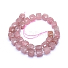 Natural Strawberry Quartz Beads Strands G-L552D-19-3