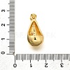 Rack Plating Brass Micro Pave Cubic Zirconia Pendants KK-L226-102G-E-3