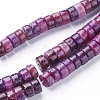Natural Lepidolite/Purple Mica Stone Beads Strands G-F626-01-C-01-1