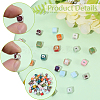 96Pcs 16 Colors Handmade Porcelain Ceramic Beads PORC-SC0001-52-6