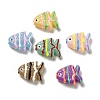 Painted Glass Beads X1-LAMP-I032-01-1