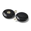 Natural Obsidian Pendants G-I391-02G-05-2