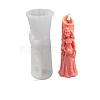 DIY Halloween Theme Ghost Bride-shaped Candle Making Silicone Statue Molds DIY-D057-05B-1