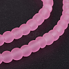Baking Paint Transparent Glass Beads Strands X-GLAA-S031-4mm-20-3