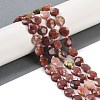 Natural Plum Blossom Jasper Beads Strands G-C116-A16-01-1