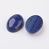 Natural Lapis Lazuli Flat Back Cabochons G-G741-18x25mm-15-2