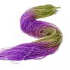 Transparent Gradient Color Glass Beads Strands X1-GLAA-H021-01B-03-1