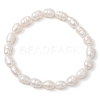Natural Pearl Beads Stretch Bracelets for Women BJEW-JB11321-2