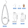 SUNNYCLUE 90Pcs DIY Glass Wishing Bottle Jewelry Sets Kits DIY-SC0014-96P-2