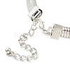 Iron Snake Chains Choker Necklaces NJEW-P289-03B-P-4