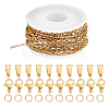 SUNNYCLUE DIY Chain Bracelet Necklace Making Kits DIY-SC0020-21G-1