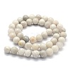 Natural White Crazy Agate Beads Strands G-G763-11-8mm-2