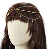 Bohemian Women Tassel Head Chain OHAR-WH0005-03G-2