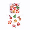 Christmas Theme Resin Cabochons CRES-X0010-16-5