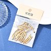 SHEGRACE Brass Tube Beads XGRPCP014-255G-6