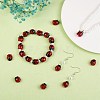 2 Strands Handmade Lampwork Beads LAMP-SZ0001-22-3