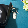 1Pc Stainless Steel Keychains KEYC-TADJ0001-08F-4