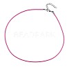 Waxed Cotton Cord Necklace Making LS-MAK-S034-010-2