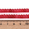 Dyed Natural White Jade Beads Strands X-G-T139-59A-05-5