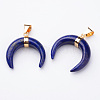 Natural Lapis Lazuli Pendants G-D859-01A-2