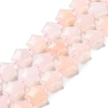 Natural Rose Quartz Beads Strands G-NH0005-026-1