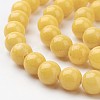 Natural Mashan Jade Round Beads Strands X-G-D263-8mm-XS07-2