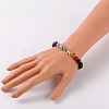 Stretch Buddhist Jewelry Multi-Color Gemstone Chakra Bracelets BJEW-JB01690-01-4