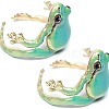 Frog Alloy Enamel Cuff Rings FS-WG3B32A-02-2