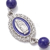 Zinc Alloy Enamel Link Bracelets BJEW-JB12751-01-3