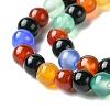 Natural Agate Beads Strands G-F417-05-4mm-3