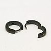 Personalized Unisex 304 Stainless Steel Huggie Hoop Earrings X-EJEW-G121-47-1-2