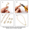 Brass Micro Pave Cubic Zirconia Screw Carabiner Lock Charms ZIRC-G160-22G-4