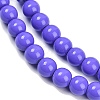 Painted Glass Bead Strands DGLA-S071-8mm-B41-3