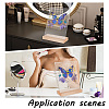 Transparent Acrylic Earring Displays NDIS-WH0015-01D-7