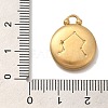PVD Vacuum Plating 304 Stainless Steel Pendants STAS-S148-30G-07-3
