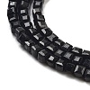 Natural Black Tourmaline Beads Strands G-H042-B21-01-4