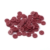 Flat Round Eco-Friendly Handmade Polymer Clay Beads CLAY-R067-6.0mm-29-4